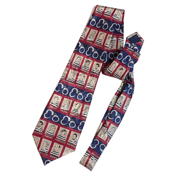 Steven Harris Other - Steven Harris Mug Shots Handcuffs Whimsical Tie